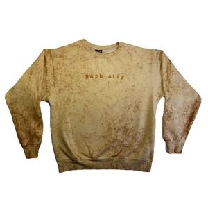 Outfitter Trading Co Park City Utah Embroidered Crew Neck Sweatshirt Size Medium